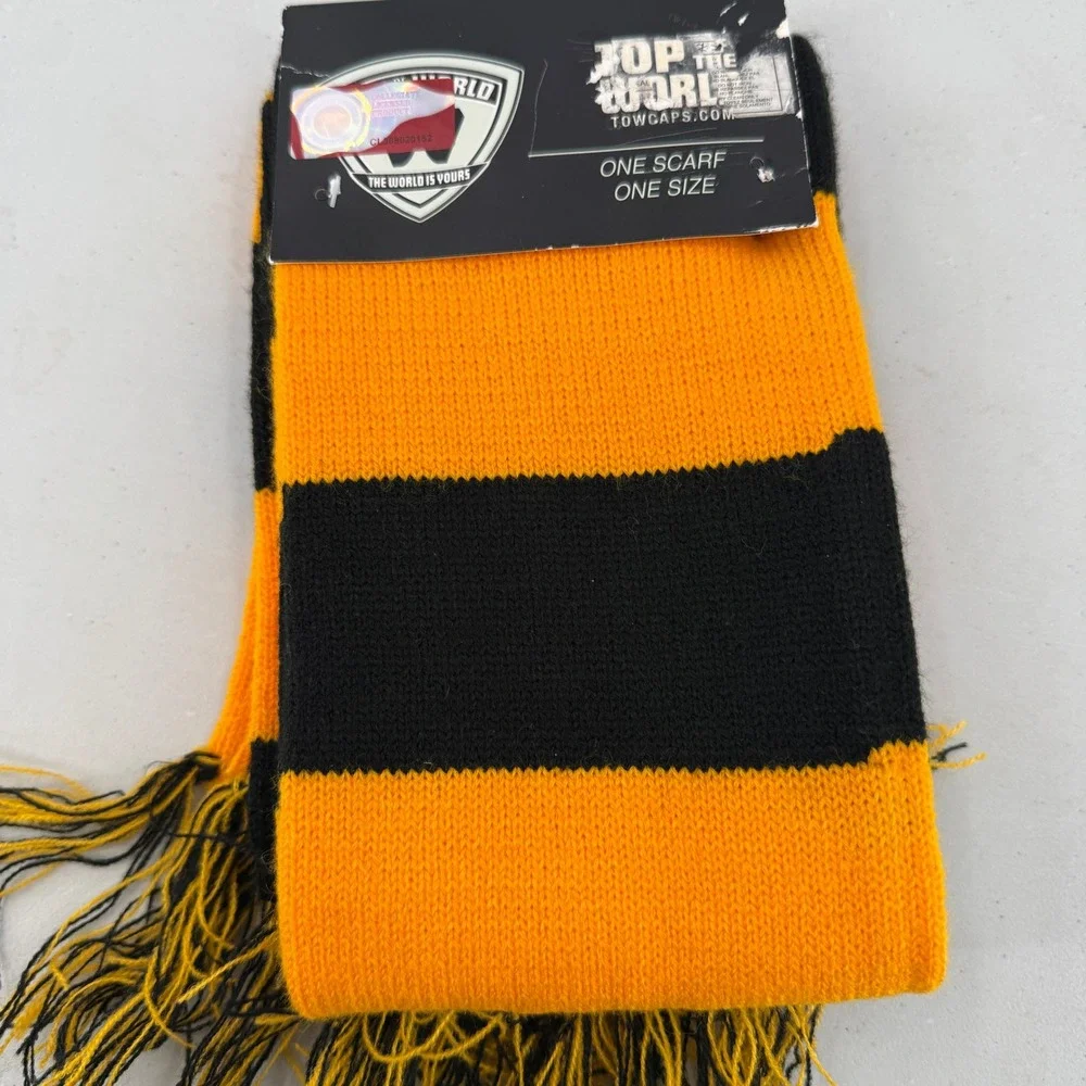 Top of the World Appalachian State Scarf Unisex OS Black Gold Mountaineers NCAA